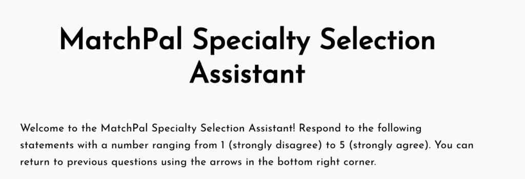 specialty selector tool matchpal